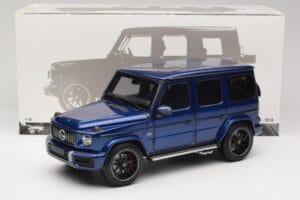 Mercedes G 63 AMG W463 Blue Metallic Minichamps 1:18 110037061 Diecast — photo 8 of 8