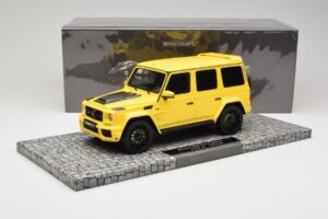 Mercedes Brabus 850 6.0 Widestar G63 W463 Electric Beam Yellow Minichamps 1:18 107032402 Diecast — photo 6 of 6