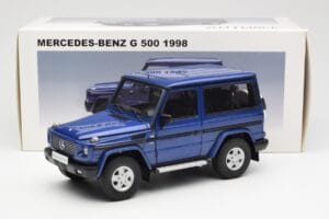 Mercedes G500 W463 SWB Blue AUTOart 1:18 76114 Diecast — photo 8 of 8