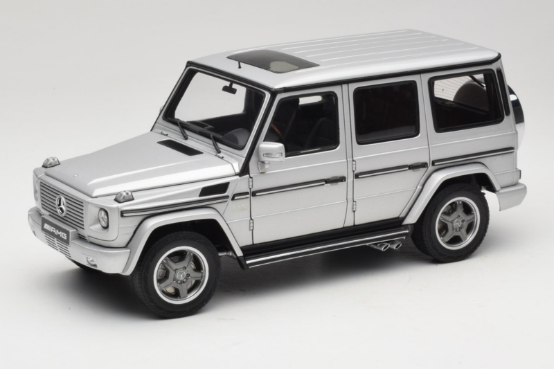 Mercedes G55 AMG W463 Silver AUTOart 1:18 76247 Diecast