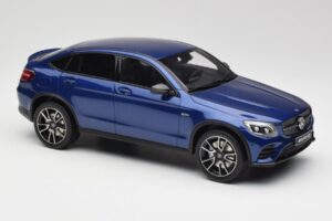 Mercedes AMG GLC 43 Coupe Brilliant Blue GT Spirit 1:18 B66960468 Resin — photo 4 of 6