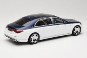 Mercedes Maybach S-Class Z223 Nautical Blue Diamond White Almost Real 1:18 820126 Diecast — photo 3 of 8