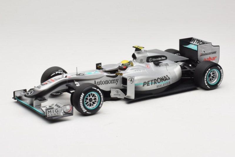 Mercedes MGP W01 #4 N. Rosberg Mercedes GP 2010 Minichamps 1:18 110100004 Diecast