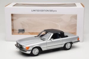 Mercedes R107 380 SL Silver Norev 1:18 183725 Diecast — photo 8 of 8