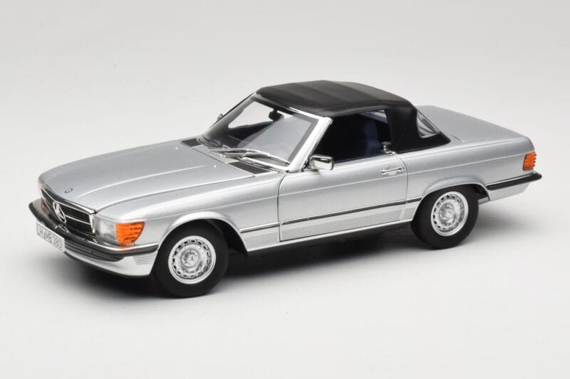 Mercedes R107 380 SL Silver Norev 1:18 183725 Diecast