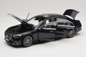 Mercedes S-Class W223 AMG Line Anthracite Blue Norev 1:18 183800 Diecast — photo 2 of 8
