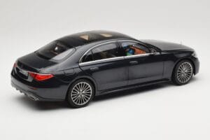 Mercedes S-Class W223 AMG Line Anthracite Blue Norev 1:18 183800 Diecast — photo 3 of 8