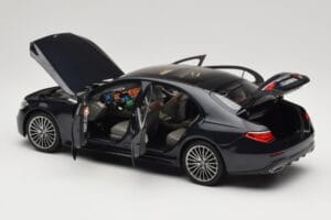Mercedes S-Class W223 AMG Line Anthracite Blue Norev 1:18 183800 Diecast — photo 5 of 8