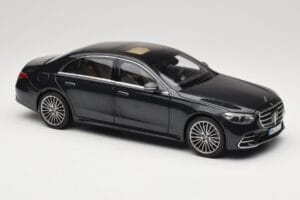 Mercedes S-Class W223 AMG Line Anthracite Blue Norev 1:18 183800 Diecast — photo 6 of 8