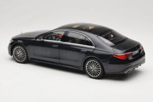 Mercedes S-Class W223 AMG Line Anthracite Blue Norev 1:18 183800 Diecast — photo 7 of 8
