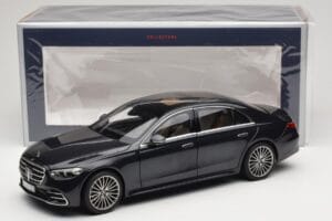 Mercedes S-Class W223 AMG Line Anthracite Blue Norev 1:18 183800 Diecast — photo 8 of 8