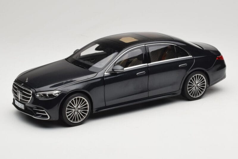 Mercedes S-Class W223 AMG Line Anthracite Blue Norev 1:18 183800 Diecast