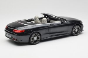 Mercedes S-Class Cabriolet A217 Magnetite Black Metallic Norev 1:18 B66960354 Diecast — photo 3 of 8