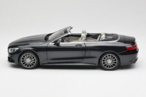 Mercedes S-Class Cabriolet A217 Magnetite Black Metallic Norev 1:18 B66960354 Diecast — photo 4 of 8