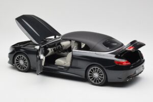 Mercedes S-Class Cabriolet A217 Magnetite Black Metallic Norev 1:18 B66960354 Diecast — photo 5 of 8