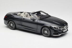 Mercedes S-Class Cabriolet A217 Magnetite Black Metallic Norev 1:18 B66960354 Diecast — photo 6 of 8
