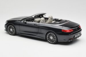 Mercedes S-Class Cabriolet A217 Magnetite Black Metallic Norev 1:18 B66960354 Diecast — photo 7 of 8