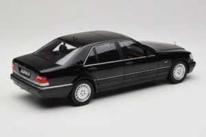 Mercedes S-Class W140 S600 Obsidian Black Metallic Norev 1:18 183045 Diecast — photo 3 of 8