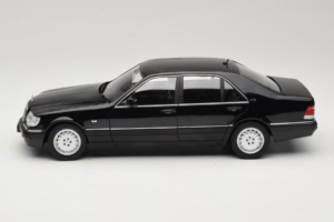Mercedes S-Class W140 S600 Obsidian Black Metallic Norev 1:18 183045 Diecast — photo 4 of 8