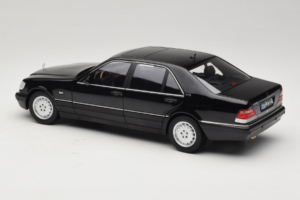 Mercedes S-Class W140 S600 Obsidian Black Metallic Norev 1:18 183045 Diecast — photo 7 of 8