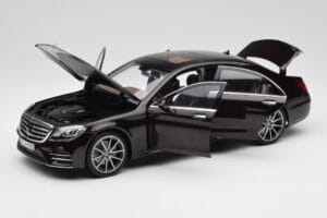 Mercedes S-Class W222 AMG Line Ruby Black Metallic Norev 1:18 183483 Diecast — photo 2 of 8