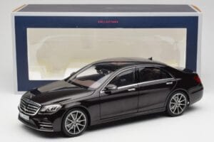 Mercedes S-Class W222 AMG Line Ruby Black Metallic Norev 1:18 183483 Diecast — photo 8 of 8