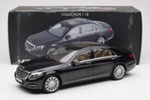 Mercedes S-Class W222 Black Metallic Norev 1:18 183480 Diecast — photo 8 of 8