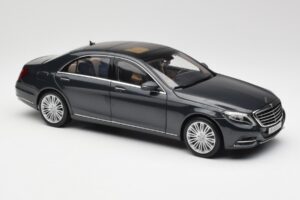 Mercedes S-Class W222 Blue Anthracite Metallic Norev 1:18 B66960157 Diecast — photo 6 of 8
