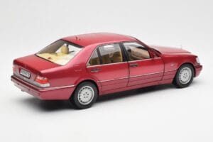 Mercedes S500 W140 Red Metallic Norev 1:18 183579 Diecast — photo 3 of 8