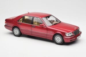 Mercedes S500 W140 Red Metallic Norev 1:18 183579 Diecast — photo 6 of 8