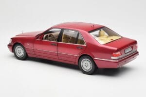 Mercedes S500 W140 Red Metallic Norev 1:18 183579 Diecast — photo 7 of 8