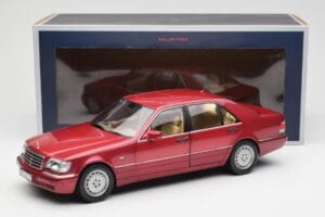 Mercedes S500 W140 Red Metallic Norev 1:18 183579 Diecast — photo 8 of 8