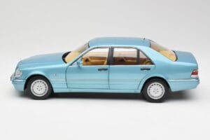 Mercedes S500 W140 Turquoise Metallic Norev 1:18 183561 Diecast — photo 4 of 8