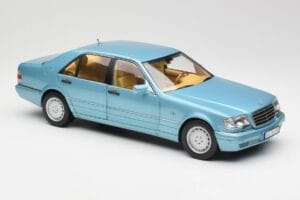Mercedes S500 W140 Turquoise Metallic Norev 1:18 183561 Diecast — photo 6 of 8