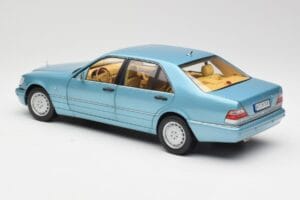Mercedes S500 W140 Turquoise Metallic Norev 1:18 183561 Diecast — photo 7 of 8