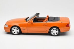 Mercedes SL 500 R129 Orange Metallic Norev 1:18 183752 Diecast — photo 4 of 8
