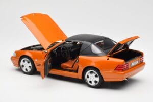 Mercedes SL 500 R129 Orange Metallic Norev 1:18 183752 Diecast — photo 5 of 8