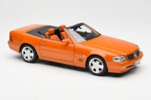 Mercedes SL 500 R129 Orange Metallic Norev 1:18 183752 Diecast — photo 6 of 8
