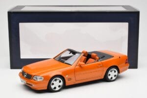 Mercedes SL 500 R129 Orange Metallic Norev 1:18 183752 Diecast — photo 8 of 8