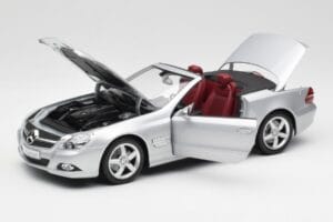 Mercedes SL 500 R230 Cabriolet Iridium Silver Minichamps 1:18 B66962388 Diecast — photo 2 of 8