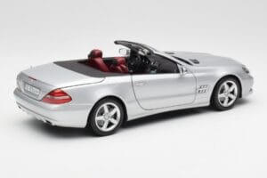 Mercedes SL 500 R230 Cabriolet Iridium Silver Minichamps 1:18 B66962388 Diecast — photo 3 of 8