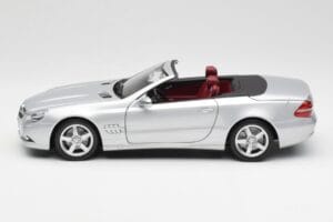 Mercedes SL 500 R230 Cabriolet Iridium Silver Minichamps 1:18 B66962388 Diecast — photo 4 of 8