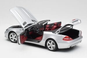 Mercedes SL 500 R230 Cabriolet Iridium Silver Minichamps 1:18 B66962388 Diecast — photo 5 of 8