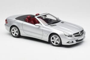 Mercedes SL 500 R230 Cabriolet Iridium Silver Minichamps 1:18 B66962388 Diecast — photo 6 of 8