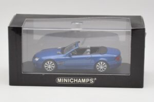 Mercedes SL R230 Tanzanite Blue Minichamps 1:43 B66962250 Diecast — photo 4 of 4