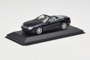 Mercedes SL500 R129 Dark Blue Metallic Minichamps 1:43 SL001 Diecast — photo 2 of 4