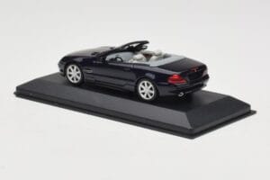 Mercedes SL500 R129 Dark Blue Metallic Minichamps 1:43 SL001 Diecast — photo 3 of 4