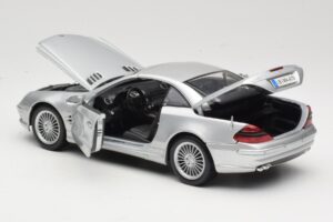 Mercedes SL55 AMG R230 Silver Maisto 1:18 36894 Diecast — photo 5 of 8