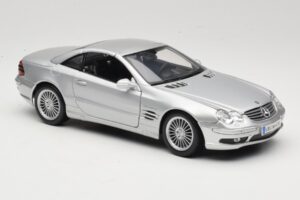 Mercedes SL55 AMG R230 Silver Maisto 1:18 36894 Diecast — photo 6 of 8