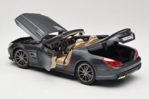 Mercedes SL65 AMG Black Series R230 Matte Black Maisto 1:18 36198 Diecast — photo 5 of 8